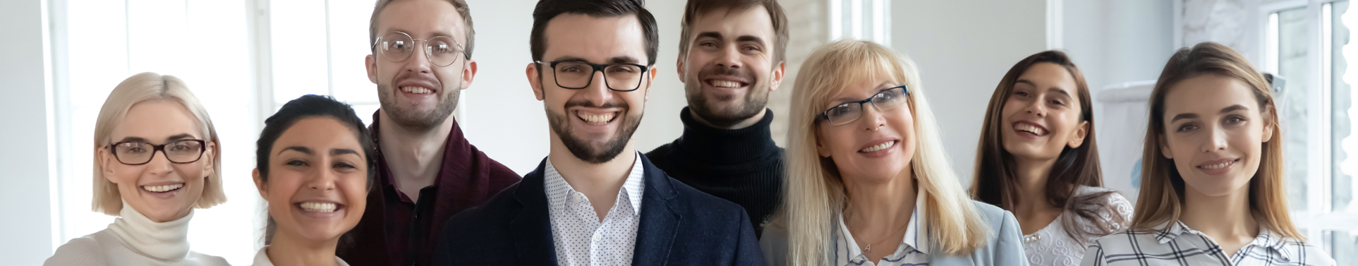 Happy Business people doing business